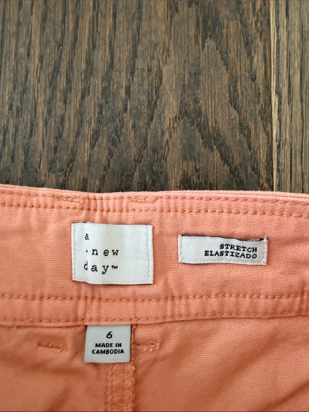 a new day Salmon Pink Shorts - Picture 2 of 3